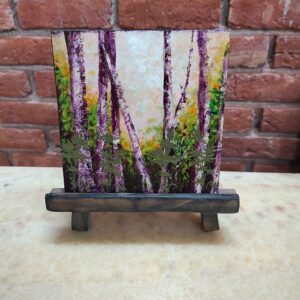 Mini Easel with Artwork
