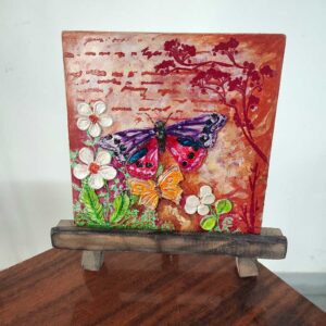 Mini Easel with Artwork