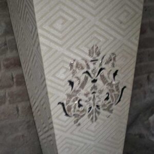 Stone Planter with inlay and engraving work