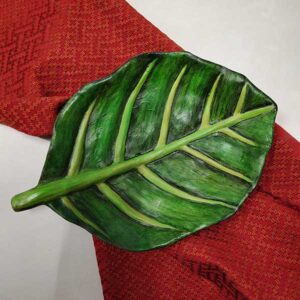 Leaf Platter green