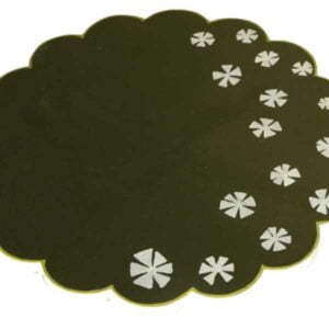 Handpainted wooden platter